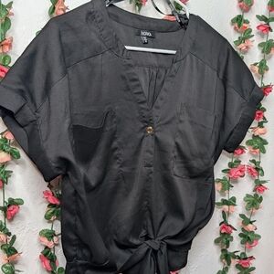 XOXO Elegant Black Blouse